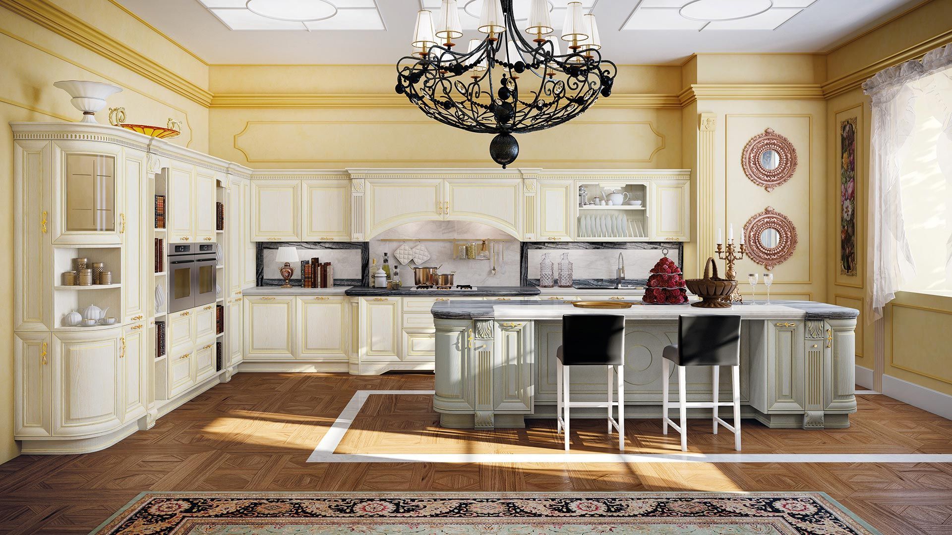 Pantheon cucina classica contemporanea LUBE