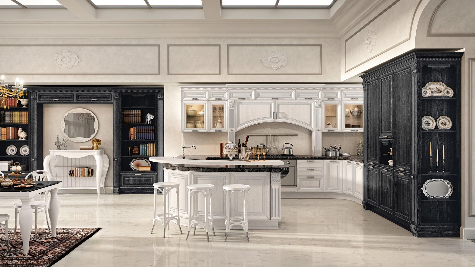Pantheon cucina classica contemporanea LUBE