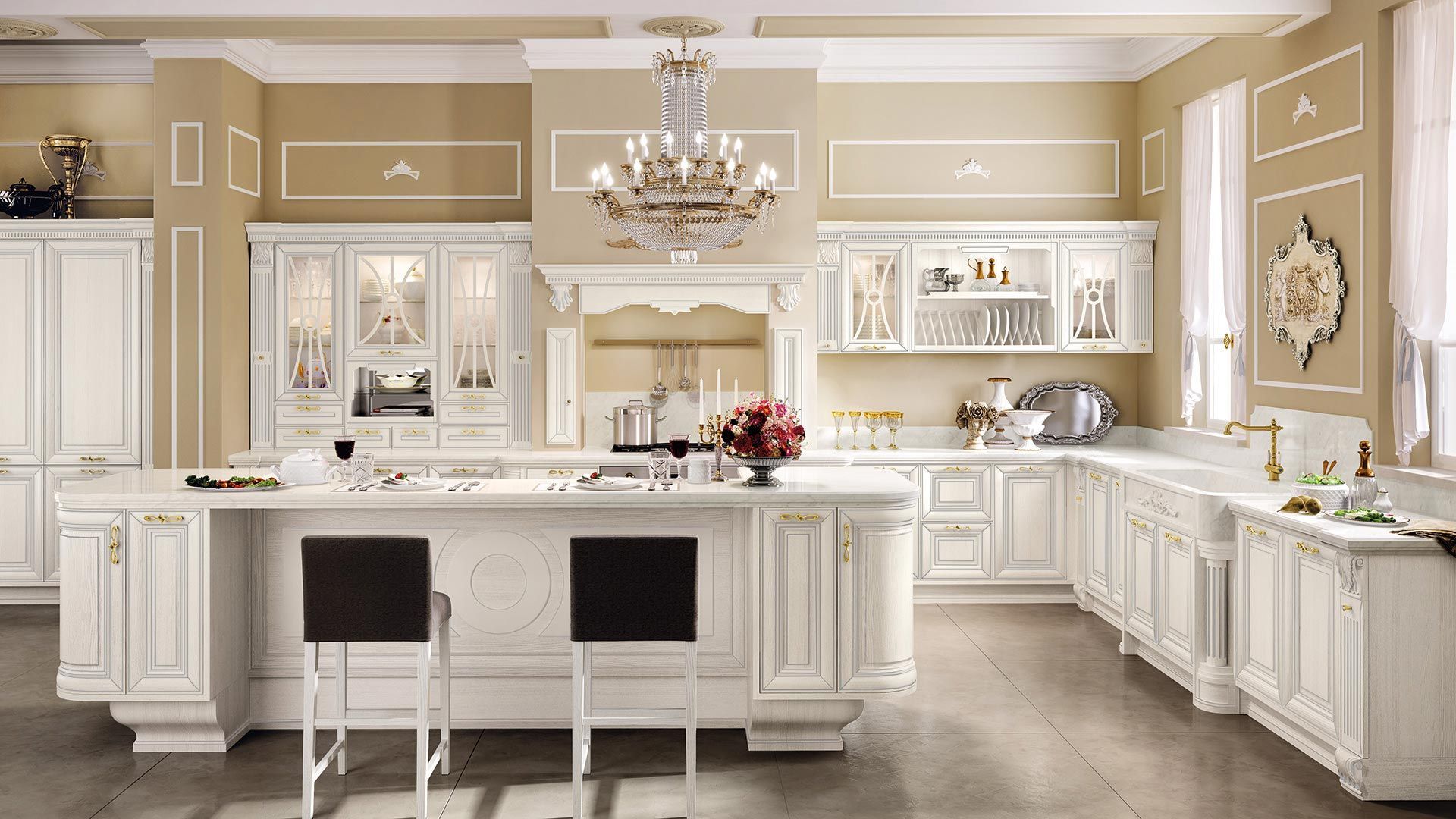Pantheon cucina classica contemporanea LUBE