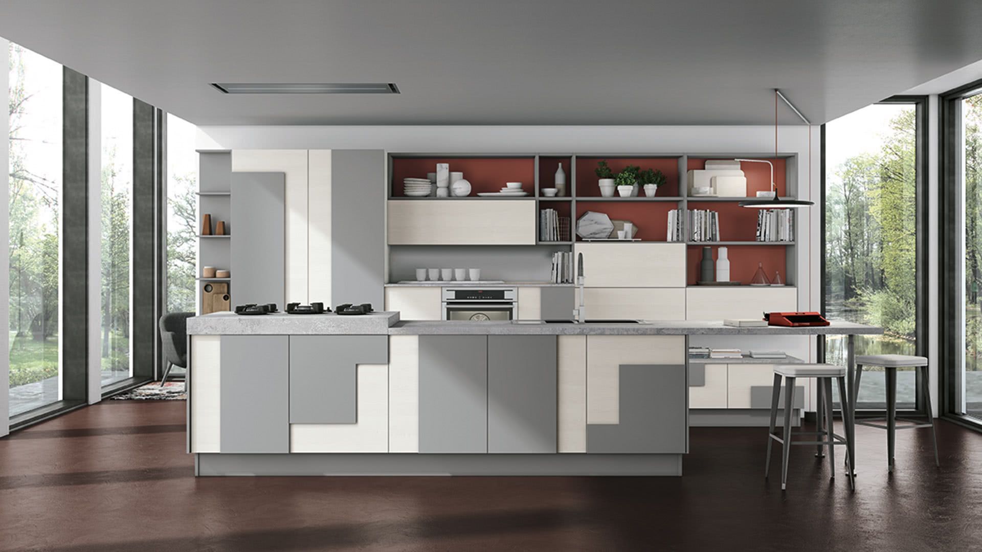 Creativa cucina moderna LUBE
