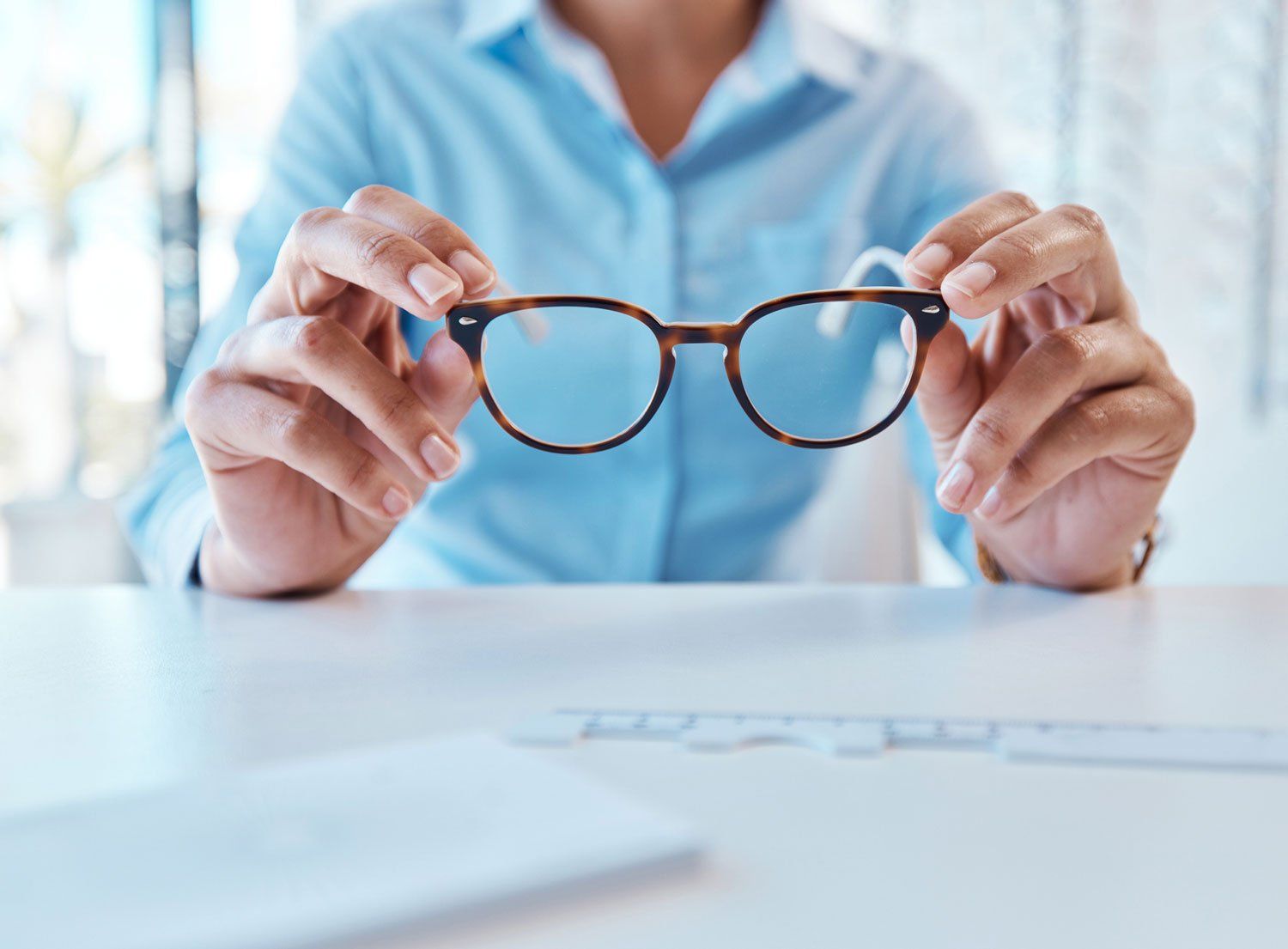 Woman Buying A New Glasses — Ukiah, CA — Ukiah Optical Woman Buying A New Glasses — Ukiah, CA — Ukiah Optical