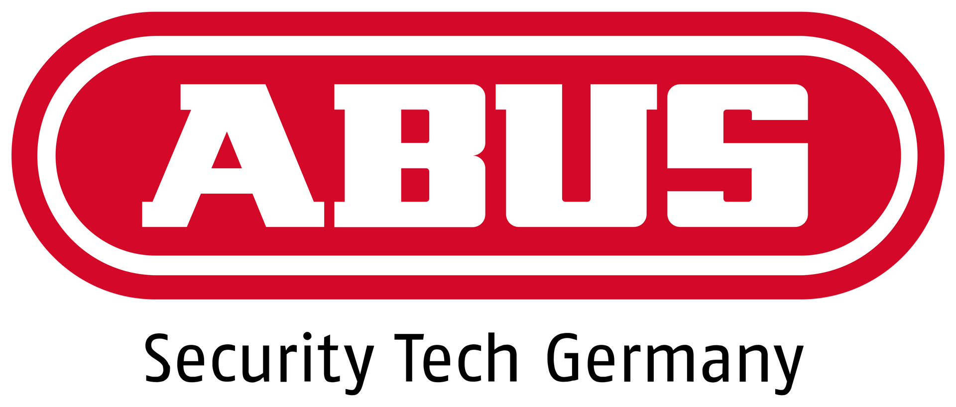 Il logo ABUS, caratterizzato dalla scritta bianca 