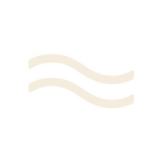 Dos líneas onduladas de color beige pálido sobre un fondo blanco.
