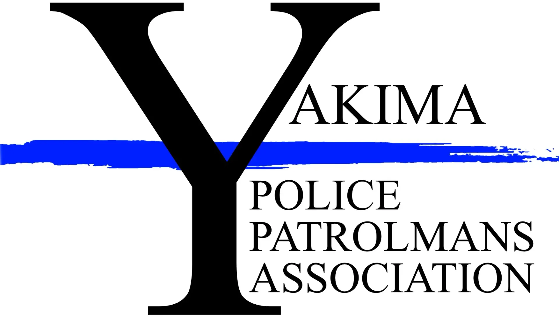 Yakima Police Patrolman's Association logo: Black 