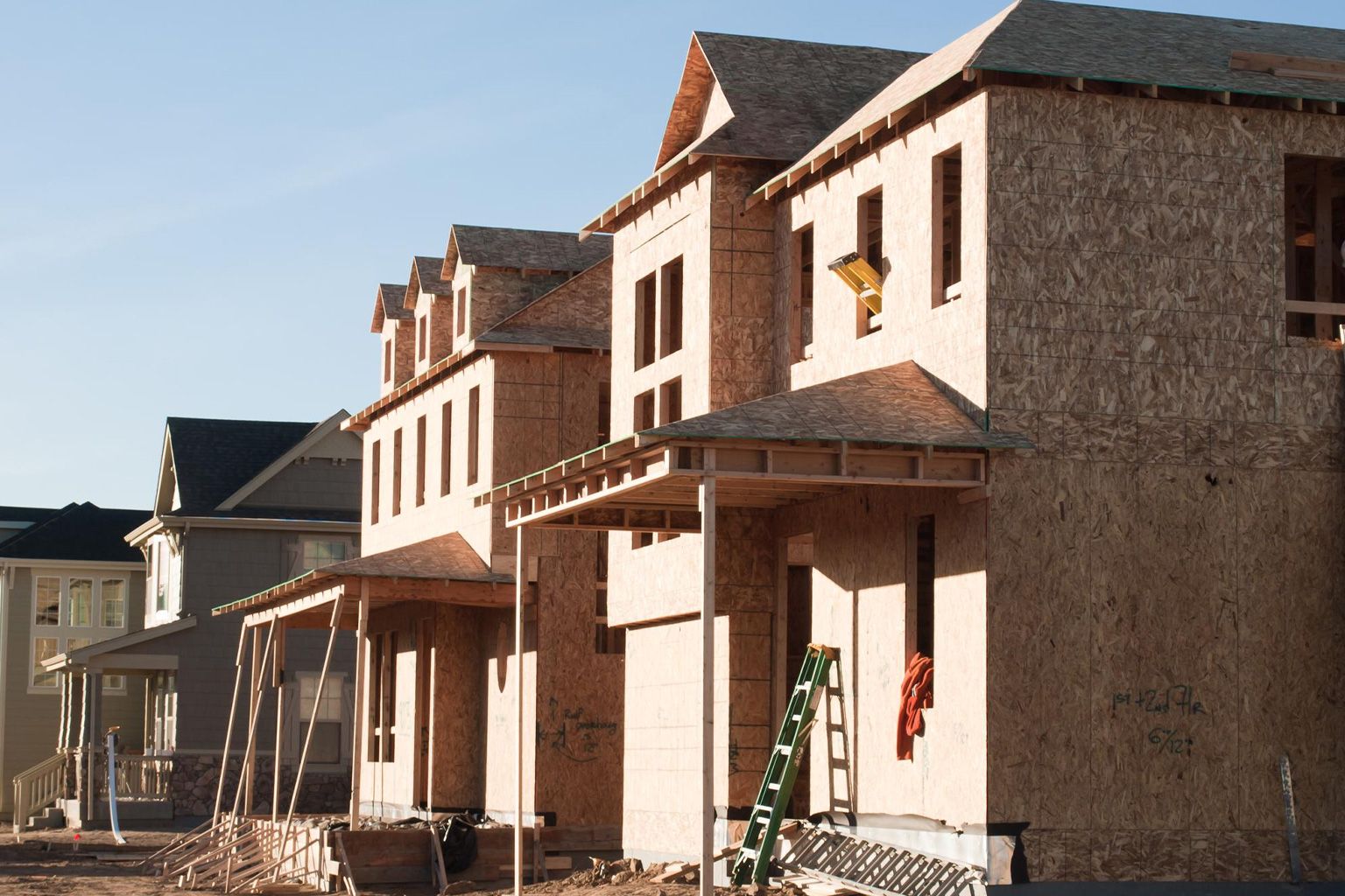 Inspection of a newly constructed home