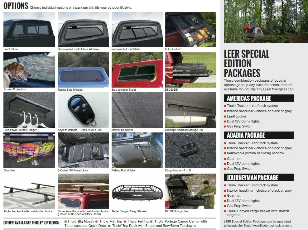 Leer Special Edition Packages — Ogden, UT — Sam T Evans Pickup Cover & Trailer Sales