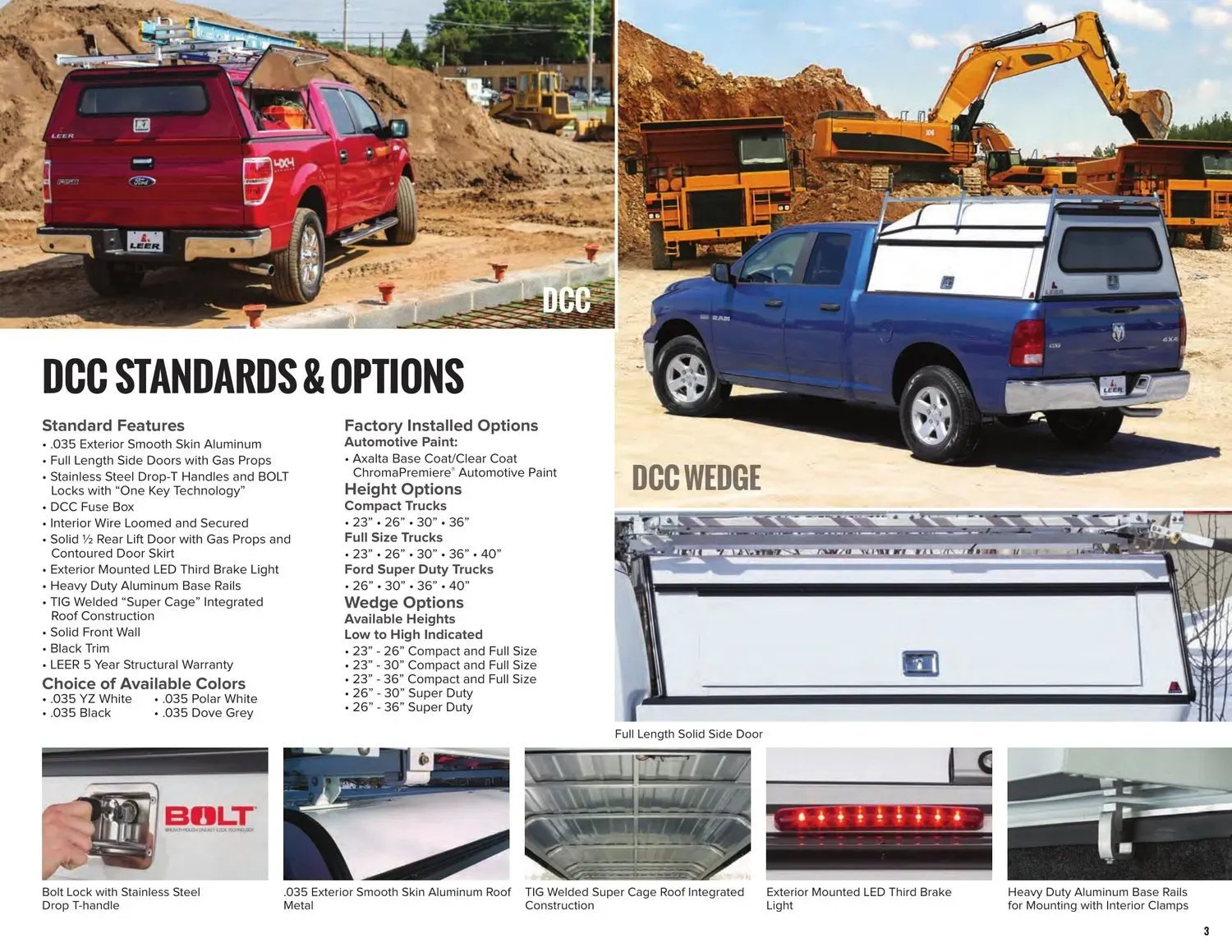 Standard And Options — Ogden, UT — Sam T Evans Pickup Cover & Trailer Sales