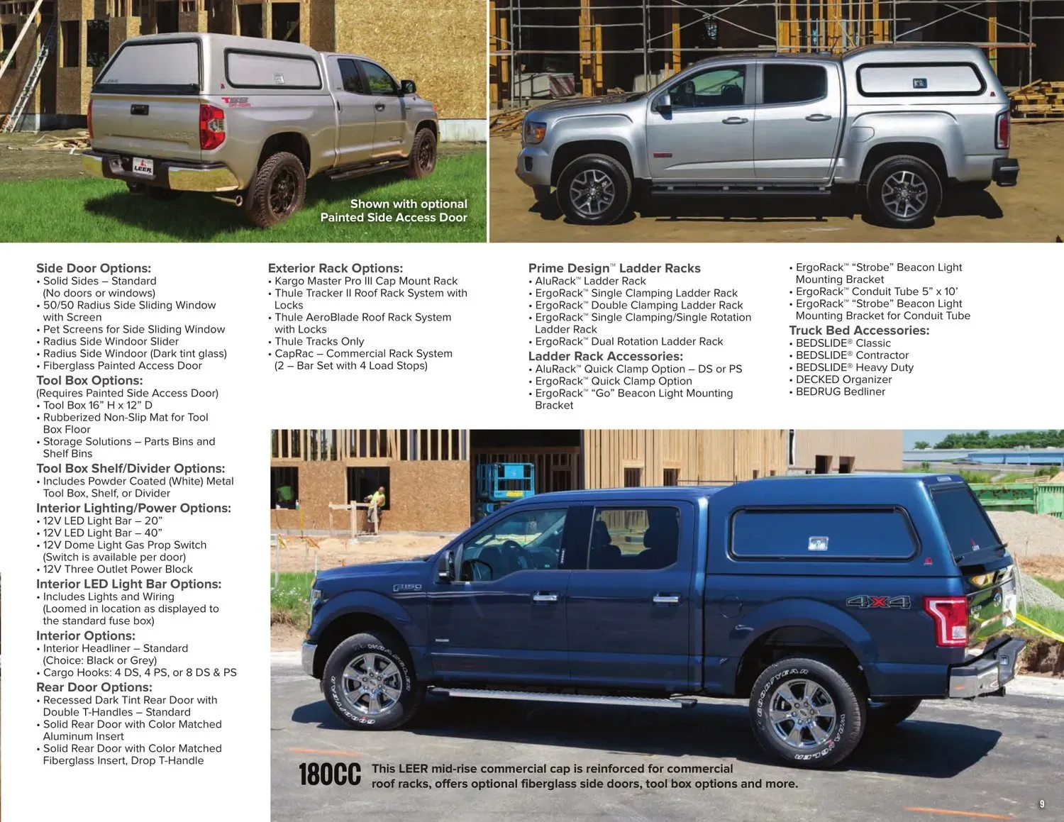 Three Pick Up Trucks With Shells — Ogden, UT — Sam T Evans Pickup Cover & Trailer Sales