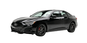 Black Acura sedan