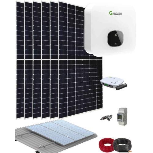 Kit Fotovoltaico Monofásico 2.5 Kw