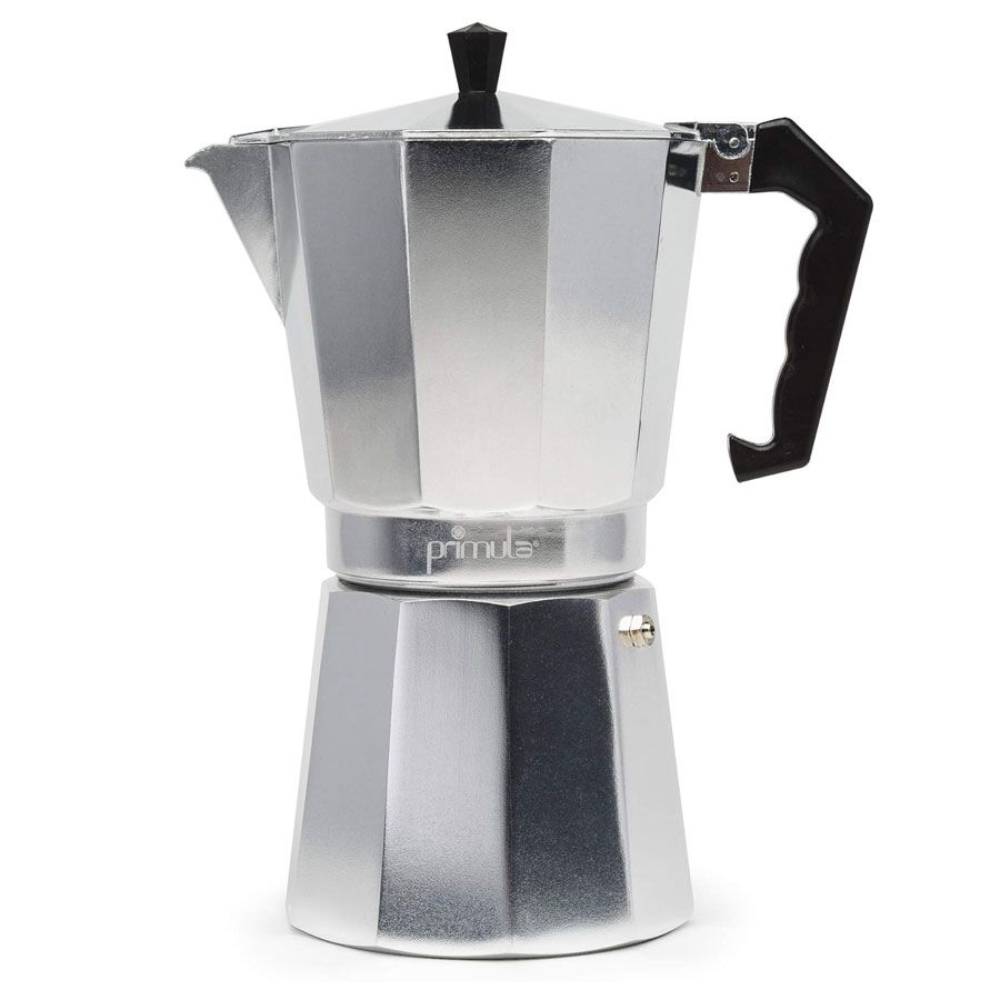 Heavy-duty cast aluminum Italian-style stovetop Espresso maker Primula perfect Valentine's Day gift