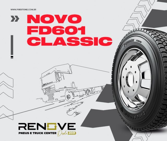 Novo Pneu FD601 Classic na Renove Pneus