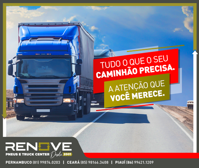 Tudo o que seu caminhão precisa | Renove Pneus