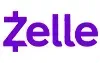 The word zelle is written in purple on a white background.