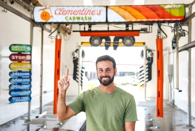 Alex Thomas of Thomas Car Wash, now Clementine's Car Wash