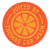 Clementine car wash logo. 2 wash locations La Grange, Buechel Rd. Louisville Kentucky . Thomas Car Wash