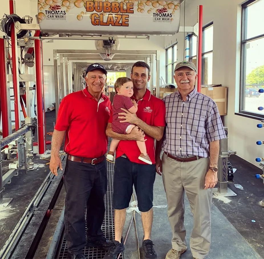 four generations of car washing Thomas Car Wash