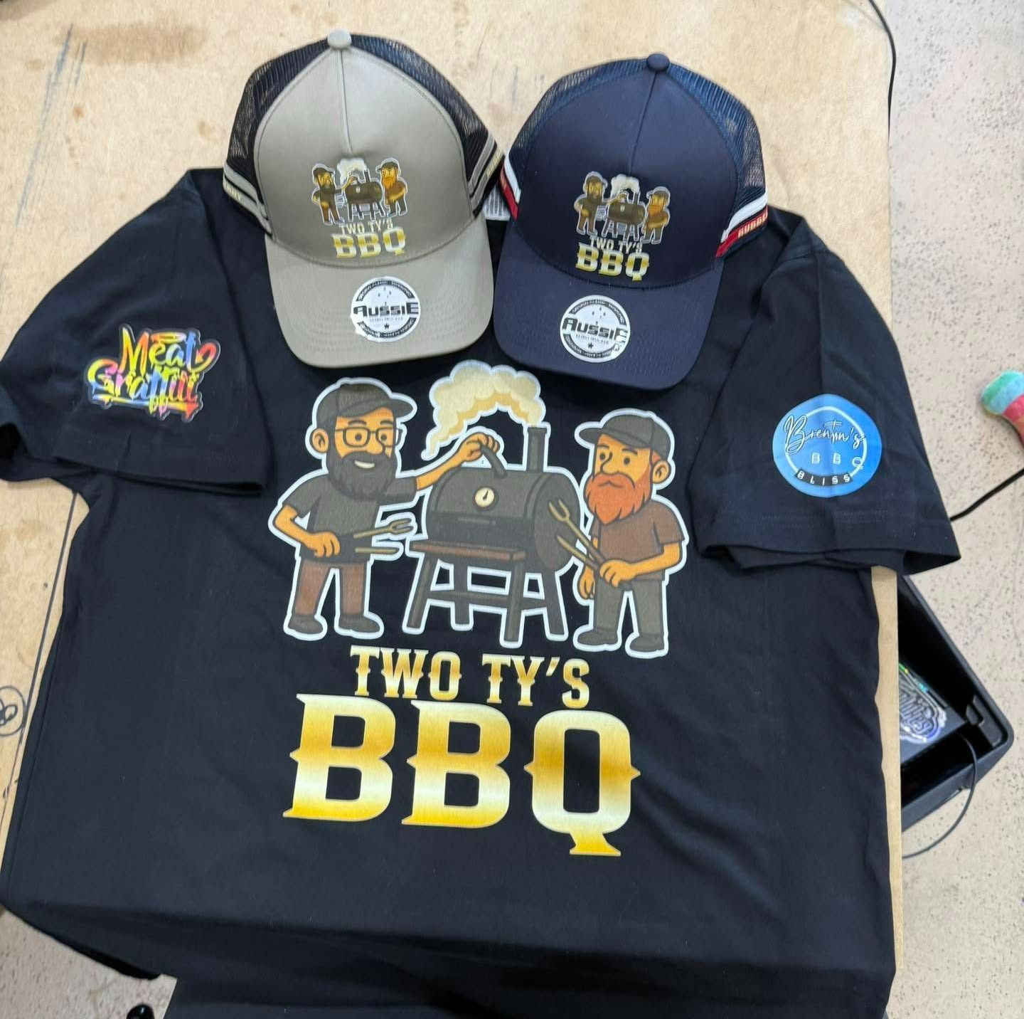 Two Ty's BBQ Merchandise — That Printed Vinyl Place in Heatley, QLD