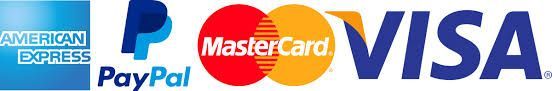 Betaal met Amerecan Express, Paypal Mastercard Visa