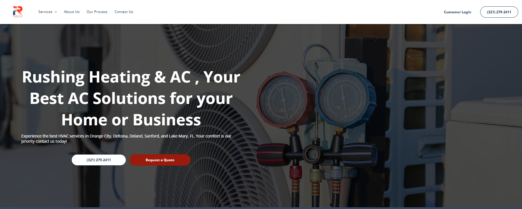 Rushing Heating & A/C LLC cover