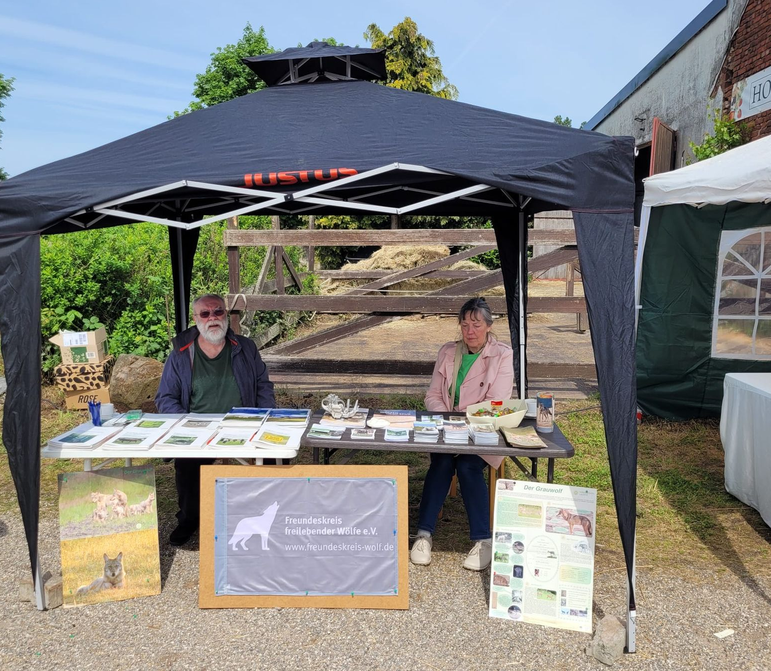 Bild Infostand beim Erdbeer- und Spargelfest Bild Infostand beim Erdbeer- und Spargelfest