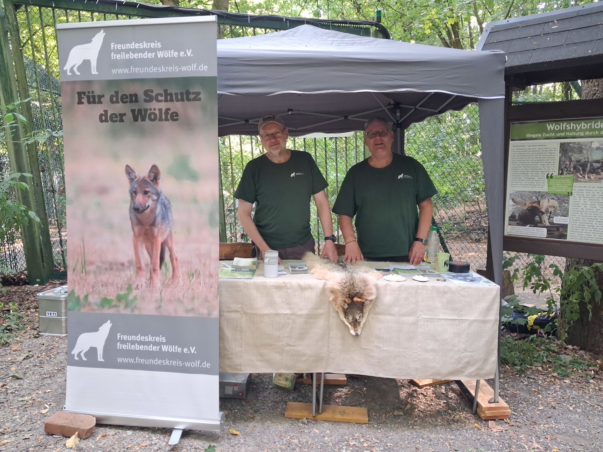 Bild Infostand Bärenpark Worbis