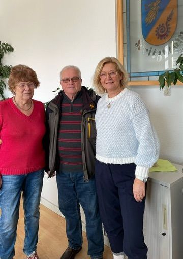 Bild Günter Trilck mit Organisationsteam Bild Günter Trilck mit Organisationsteam