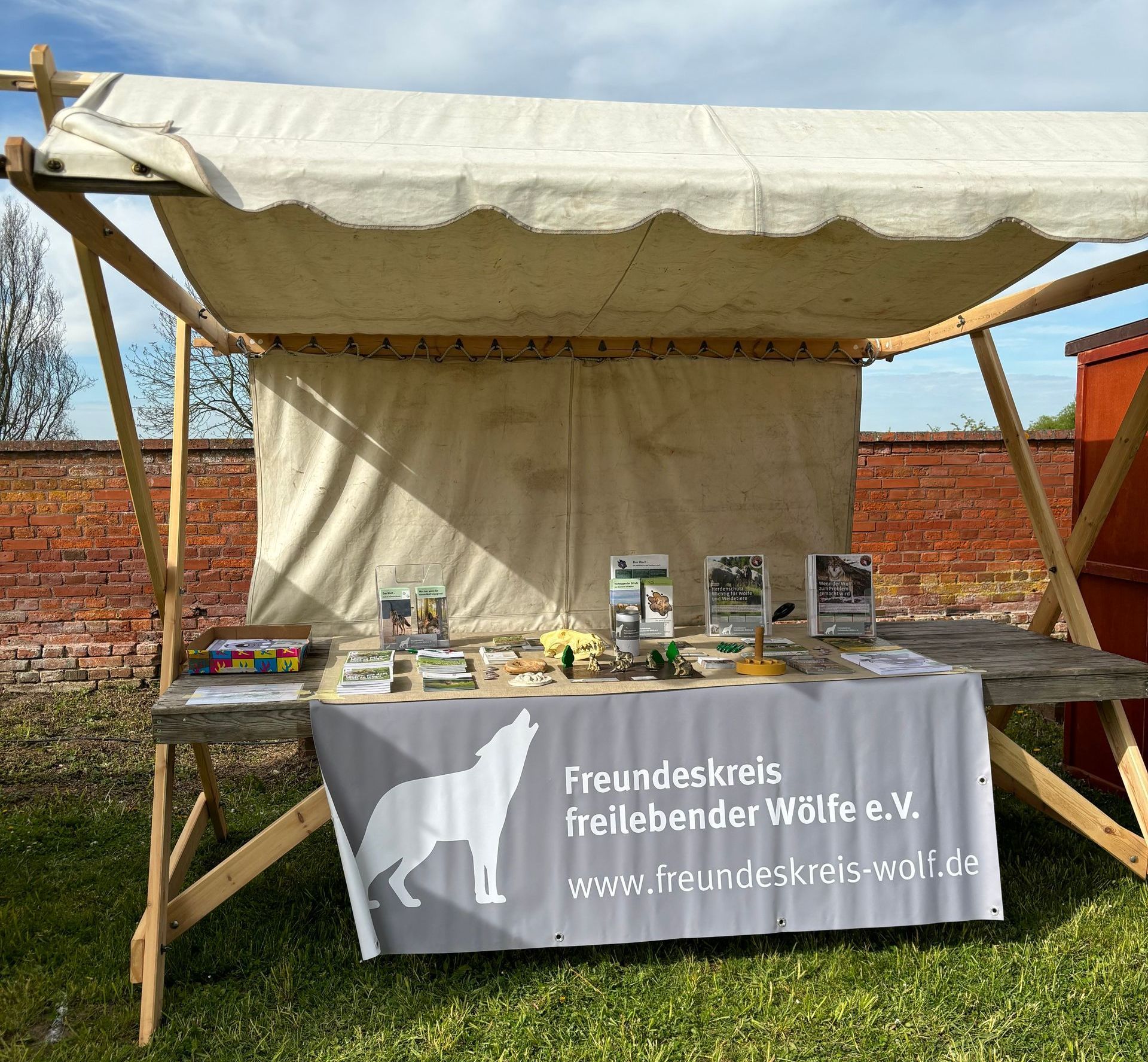 Bild 1 Infostand Festung Dömitz