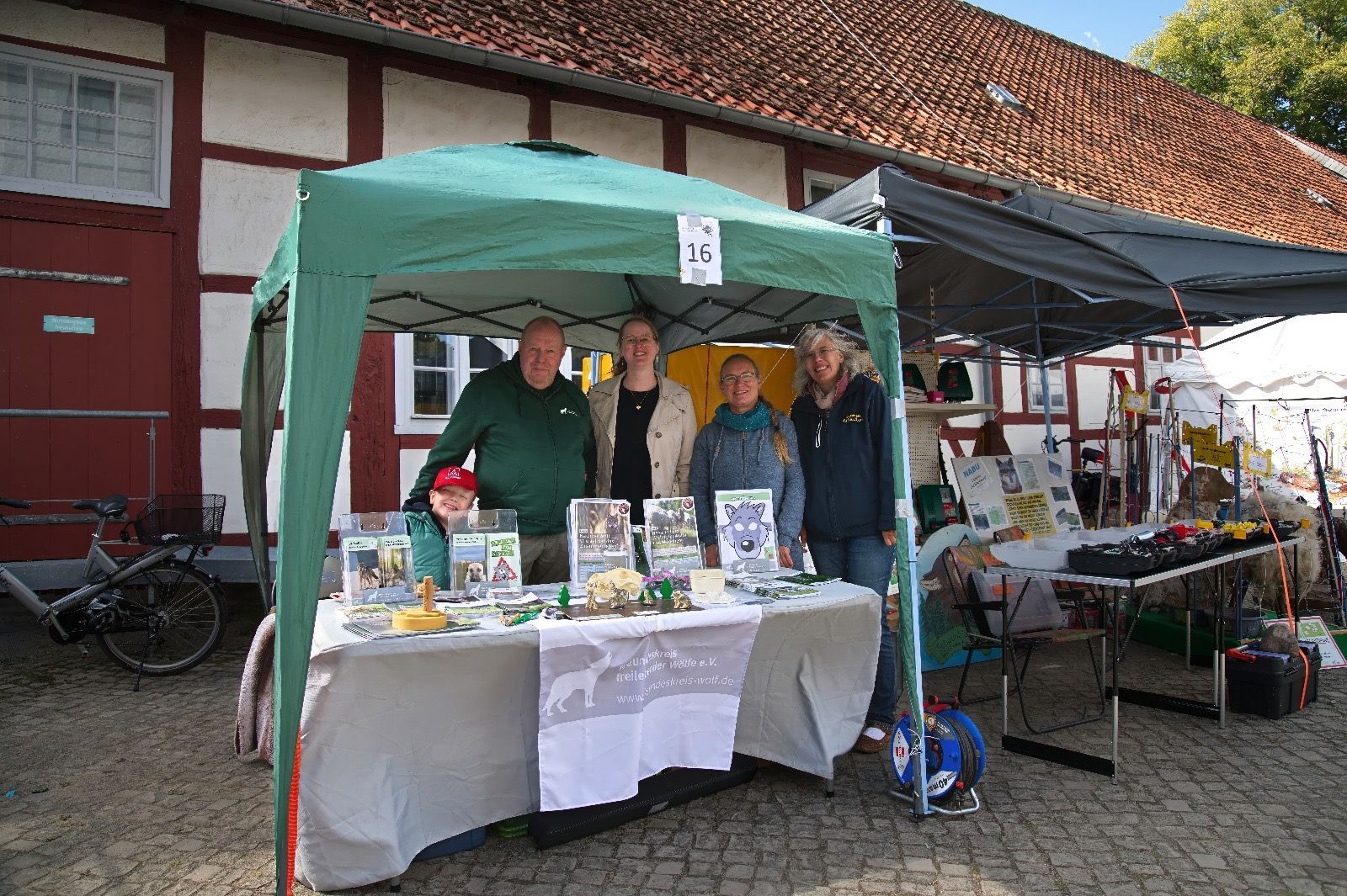 Bild 1 Infostand beim Drömlingsfest 5.0