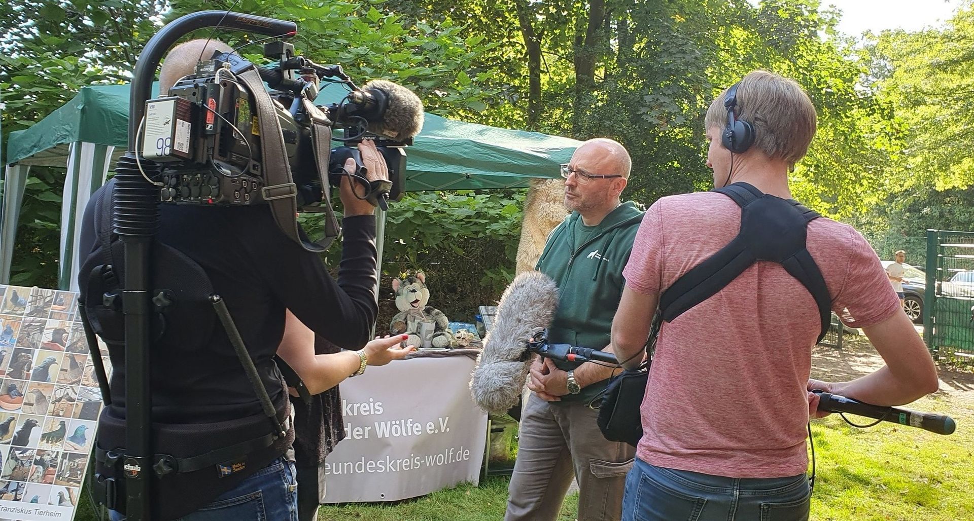 Bild 2 Infostand im Franziskustierheim Hamburg
