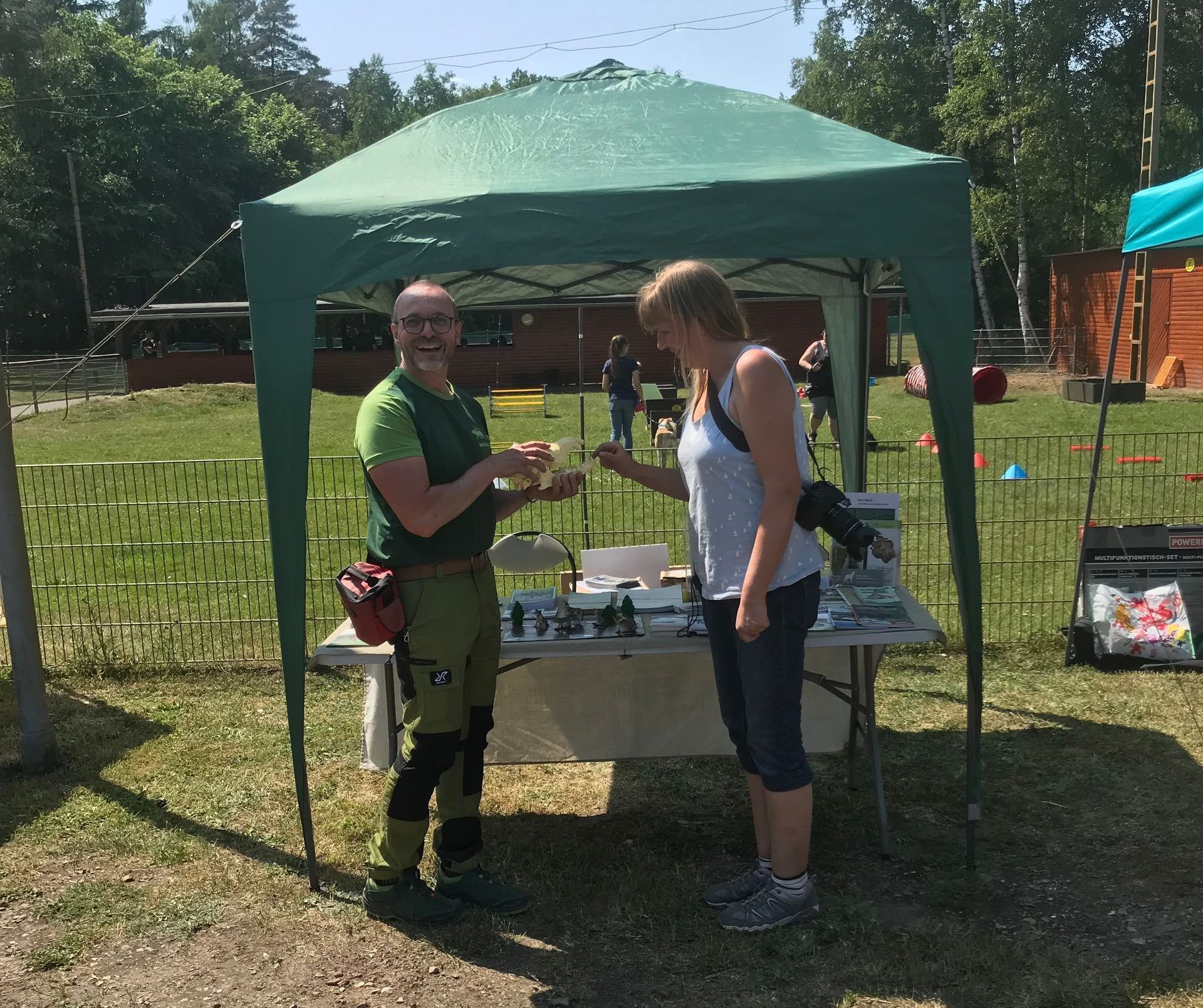 Bild  3 Infostand beim PSV Hambühren