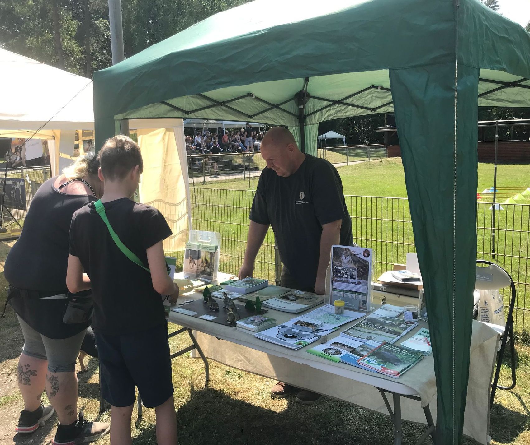 Bild  1 Infostand beim PSV Hambühren