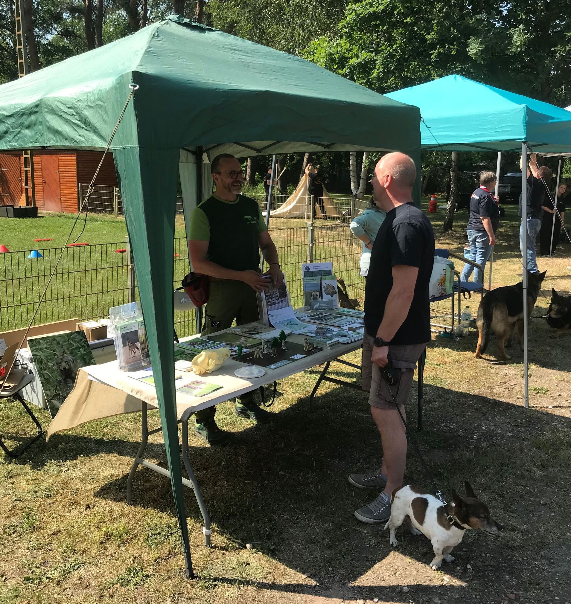 Bild  2 Infostand beim PSV Hambühren