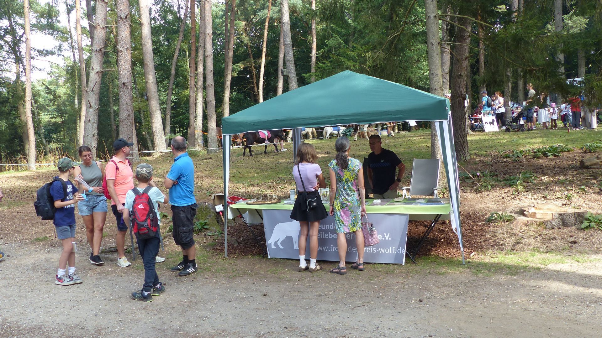 Bild Infostand beim Naturerlebnistag in Mölln