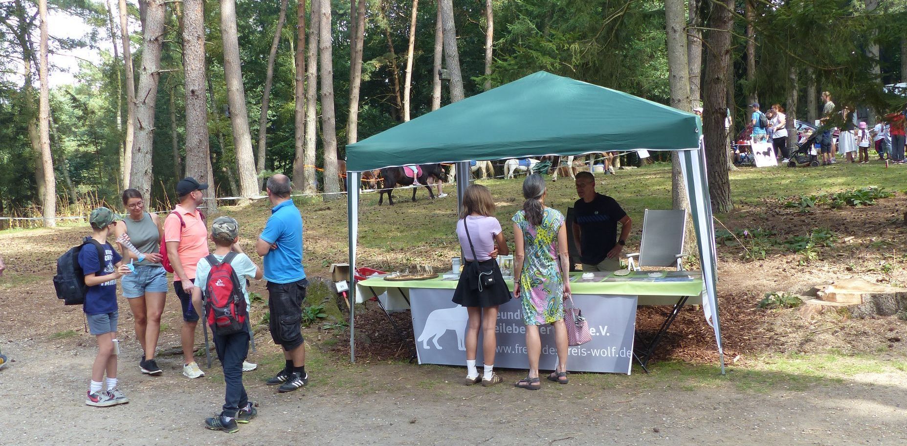 Bild Infostand beim Naturerlebnistag in Mölln