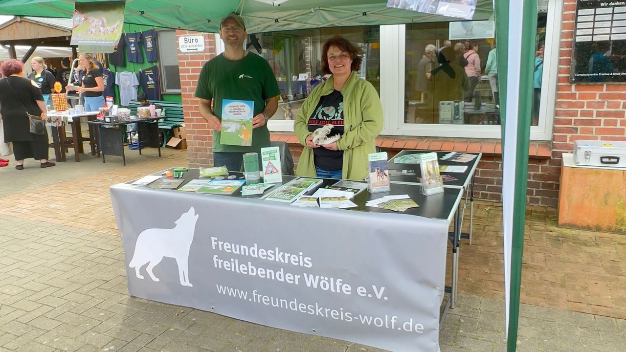 Bild  1 Infostand Tierheim Itzehoe