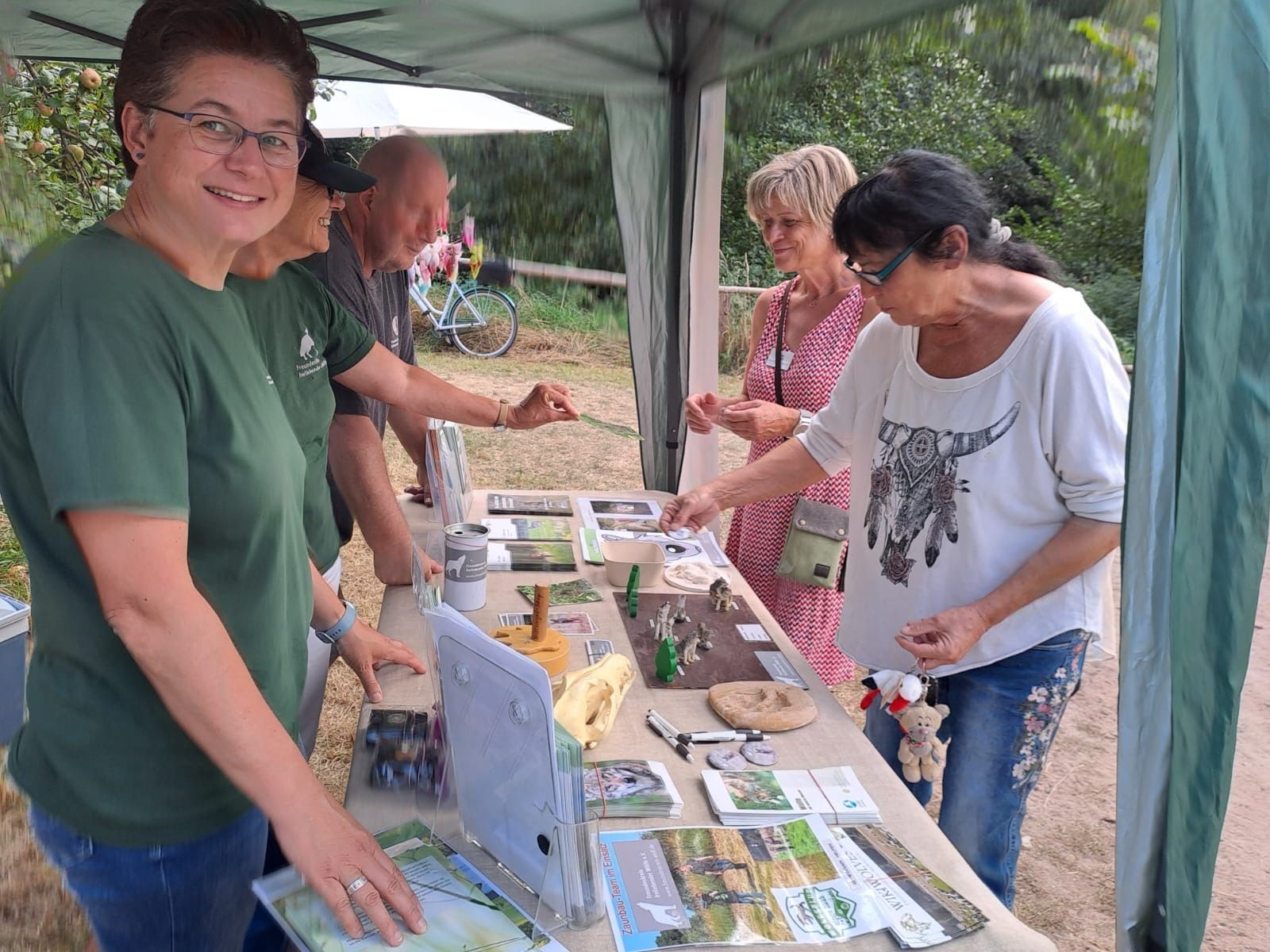 Bild 3 Infostand Burg Lenzen