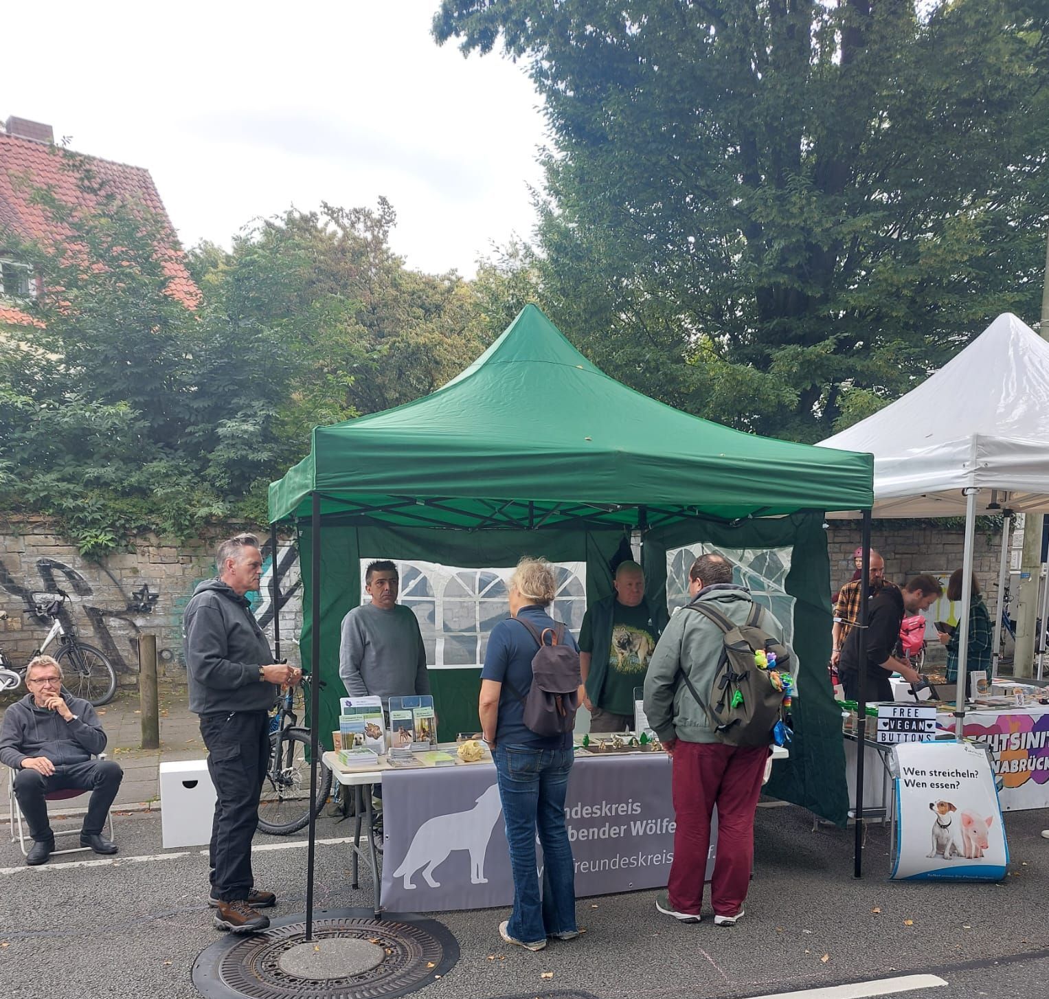 Bild  1 Infostand Bürgerfest Osnabrück
