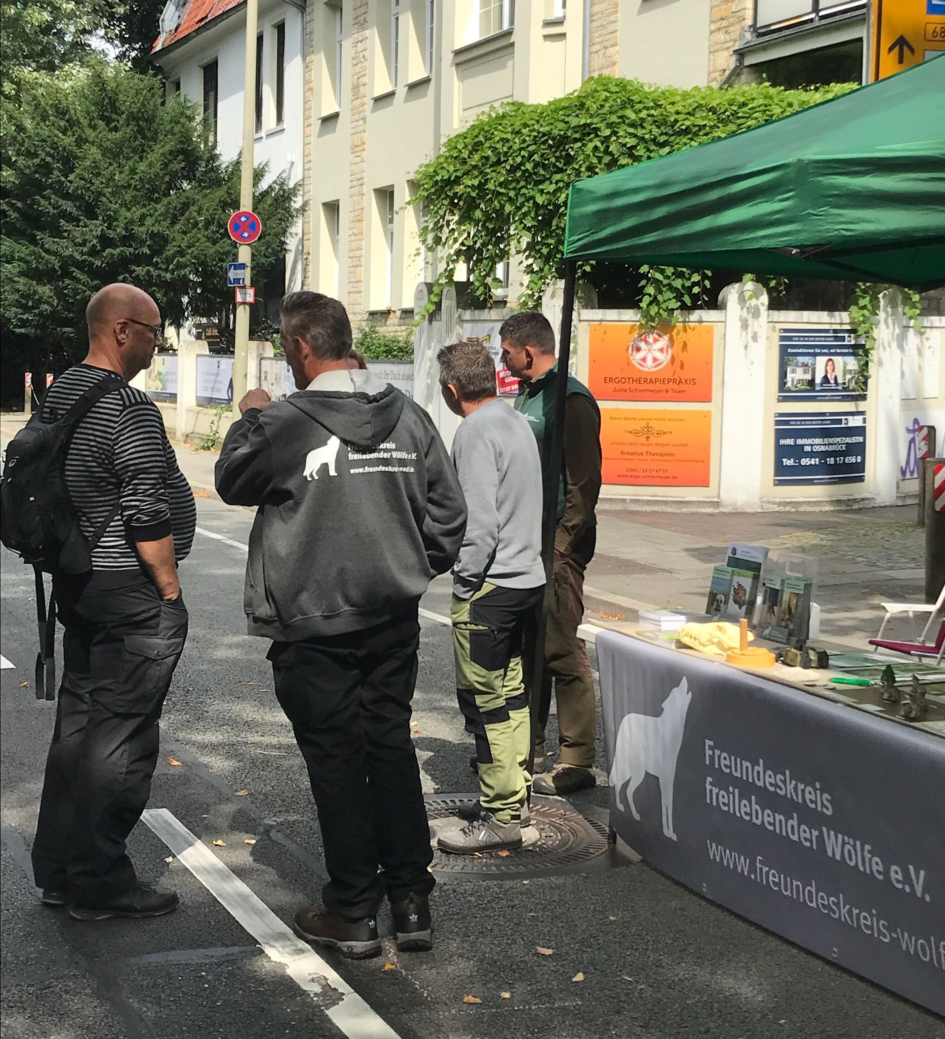 Bild  2 Infostand Bürgerfest Osnabrück