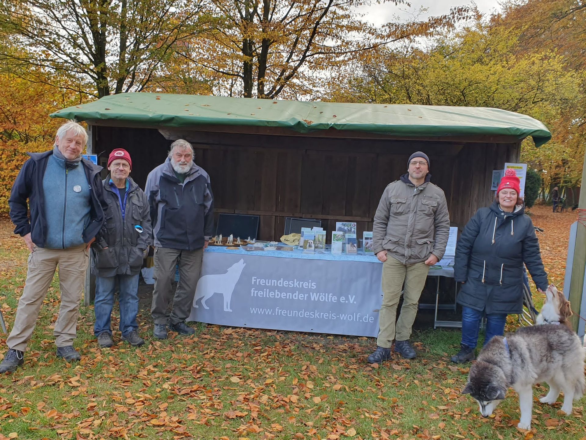 Bild Infostand beim Schlittenhunderennen des SSV Nord Bild Infostand beim Schlittenhunderennen des SSV Nord