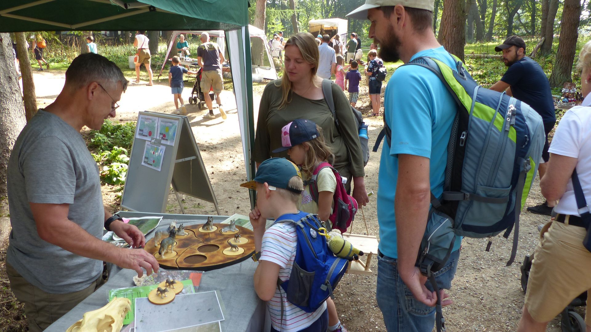 Bild  1 Infostand Uhlenkolk Mölln