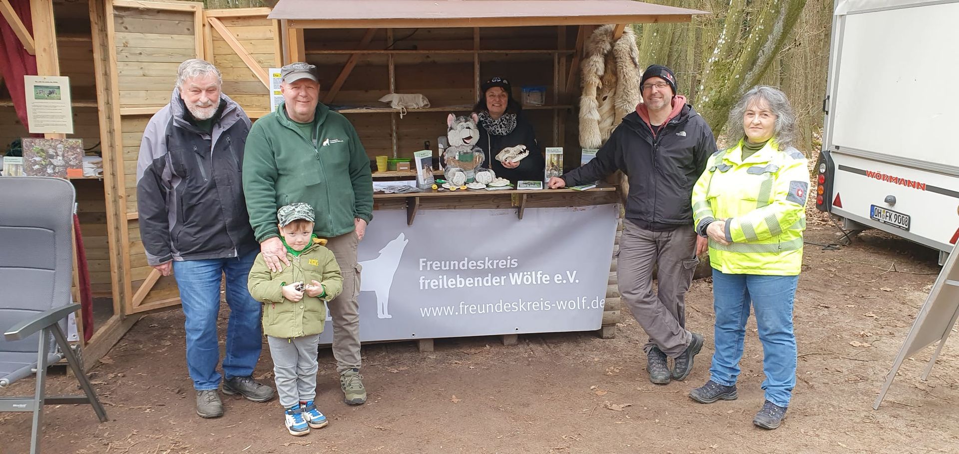 Bild 2 Infostand Eekholter Wolfsnächte