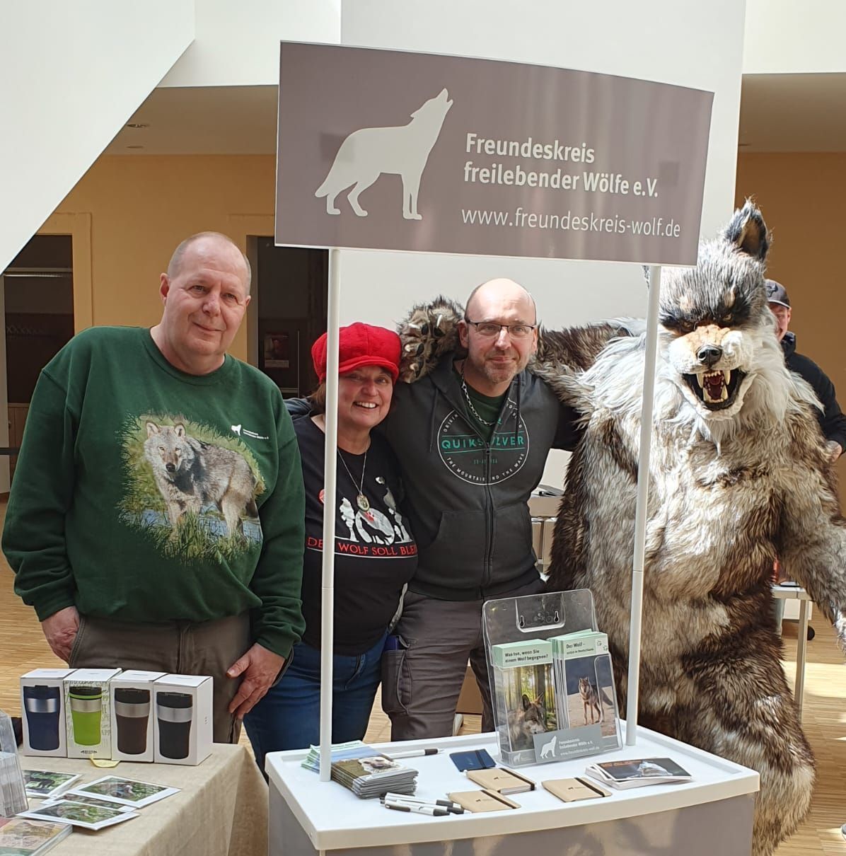 Bild Infostand beim Tag des Wolfes 2023