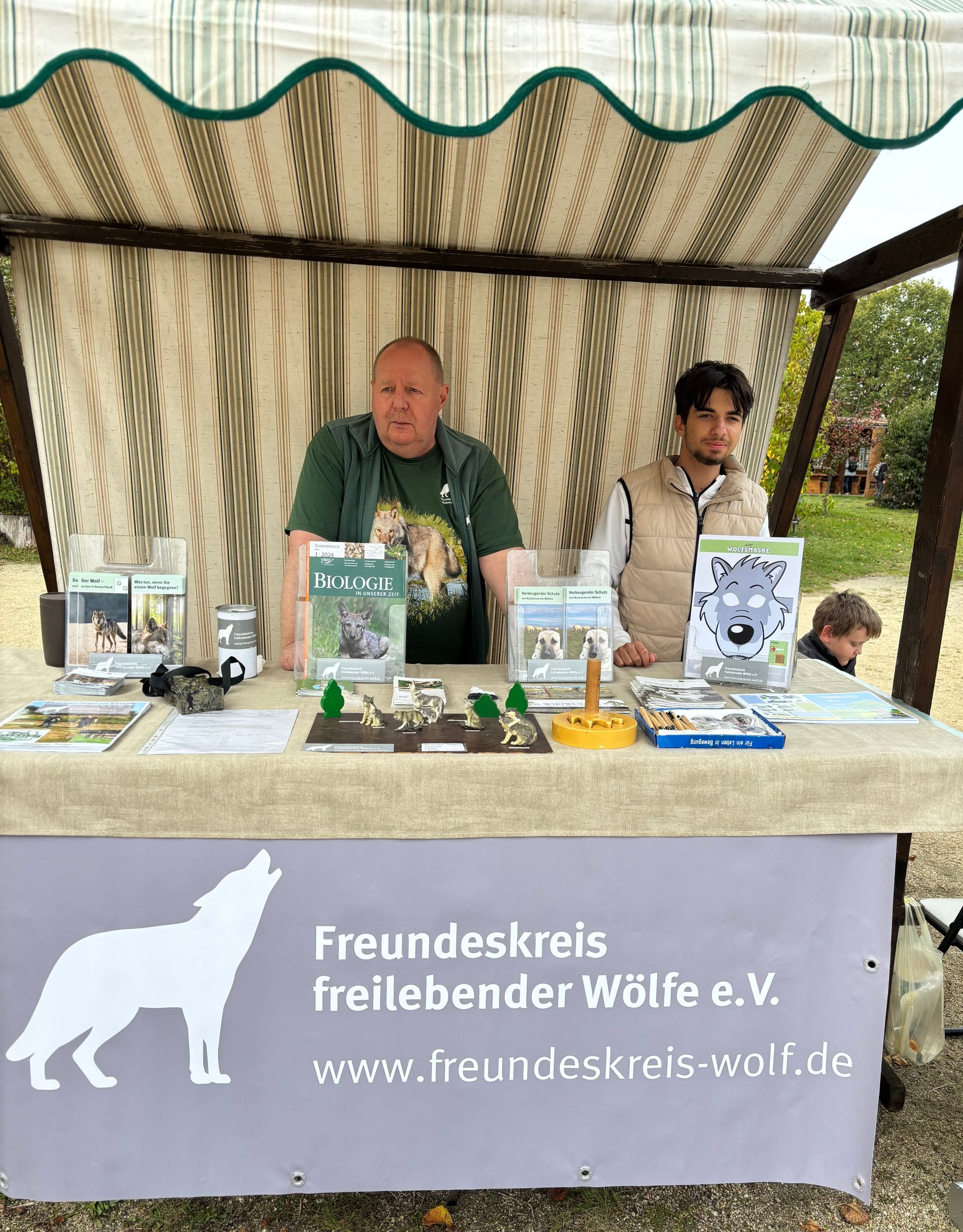 Bild 4 Infostand in Rietschen