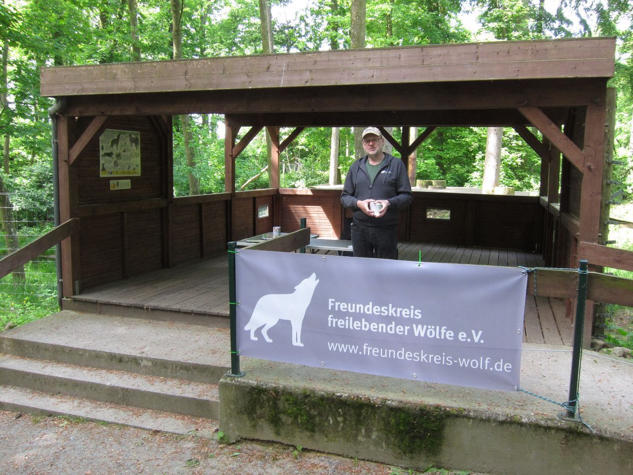 Bild Infostand im Tierpark Wolgast