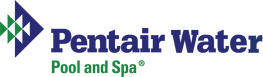 The logo for pentair water pool and spa