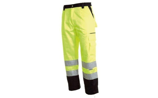 Pantaloni gialli alta visibilità