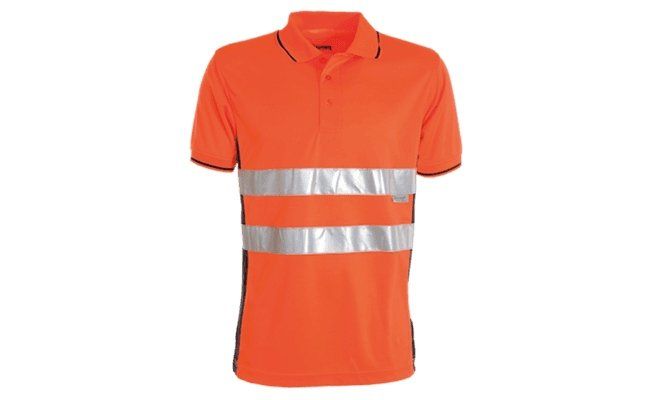 Polo alta visibilità arancione