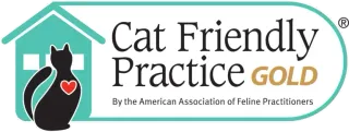 Cat Friendly Practice Gold Logo