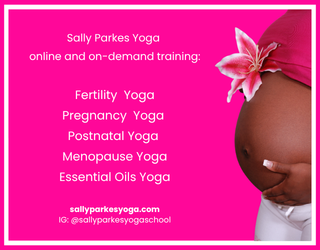 Sally Parkes Yoga advertisement